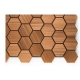 Πάνελ σάουνας ξύλινο Hexa S Luxpanel