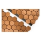 Πάνελ σάουνας ξύλινο Hexa S Luxpanel