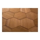 Πάνελ σάουνας ξύλινο Hexa XL Luxpanel