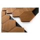 Πάνελ σάουνας ξύλινο Hexa XL Luxpanel