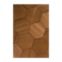 Πάνελ σάουνας ξύλινο Hexa XL Luxpanel
