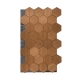 Πάνελ σάουνας ξύλινο Hexa XL Luxpanel