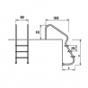 Σκάλα Easy access PLE 316 Electropolished AS