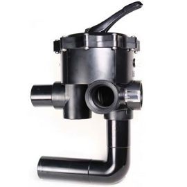 Multiport valve 6 way black Peraqua
