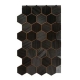 Πάνελ σάουνας ξύλινο Hexa XL Luxpanel