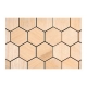 Πάνελ σάουνας ξύλινο Hexa S Luxpanel