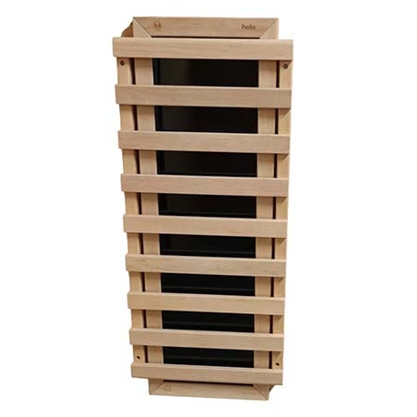 Ξύλινο κάλυμμα υπέρυθρου θερμαντήρα σάουνας Helo