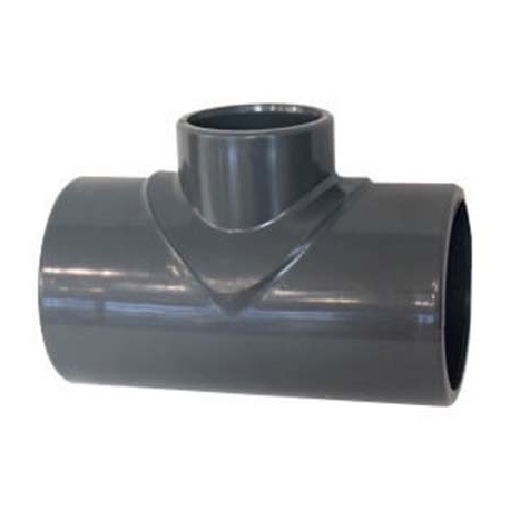 Reduced tee plain pvc-u 90º Cepex