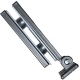 Aluminum frame hinge for hammam door