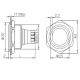 Μπουτόν πιεζοηλεκτρονικό led inox Onpow