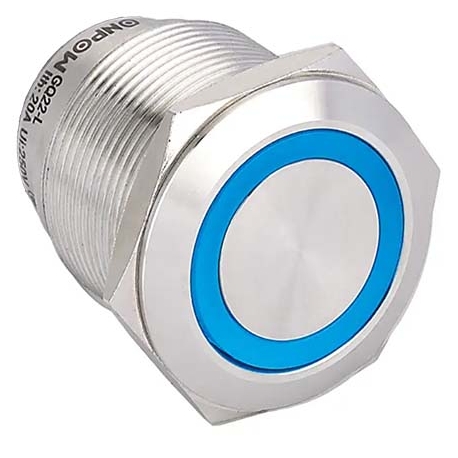 Μπουτόν πιεζοηλεκτρονικό led inox Onpow
