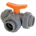 Three-way valve pvc CH