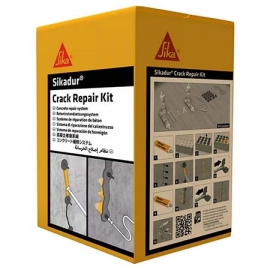 Complete concrete crack repair system Sikadur