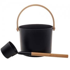 Sauna bucket with ladle Sauflex