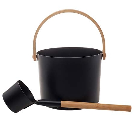 Sauna bucket with ladle Sauflex