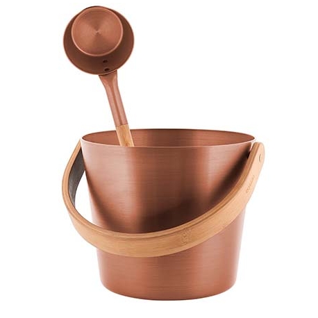 Sauna bucket with ladle Rento
