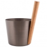 Sauna bucket with ladle Rento