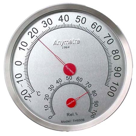 Thermo/Hygrometer Inox Anymetre