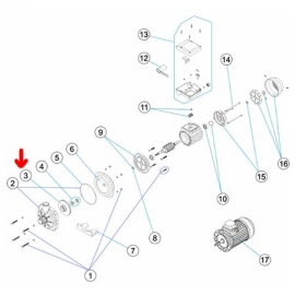 Φτερωτή αντλίας Hermes IML