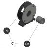 Intermediaplate Cast centrifugal pool pump 2900 rpm P2000 Pahlen