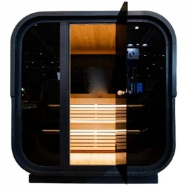 Outdoor sauna room Cube Drops