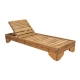 Wooden deck chair Koral 