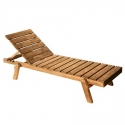Wooden deck chair Maris