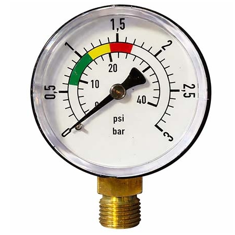 Filter pressure gauge AS