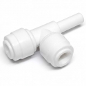 Water filter union side stem tee QC7507
