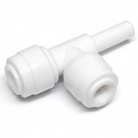 Water filter union side stem tee QC7507