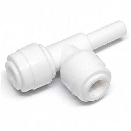 Water filter union side stem tee QC7507