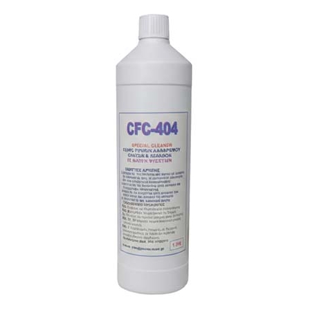 Cleaning fluid CFC404 filters and piping