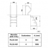 Two pieces ladder Easy Access PLC/E