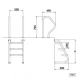 Two pieces ladder Easy Access PLC/E