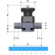 Diaphragm membrane valve DKDV Fip