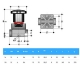 Diaphragm Compact valve CMIV Fip