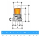 Diaphragm Mini valve VMFV Fip