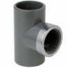 Tee pvc-u 90º female thread socket reinforced Fip