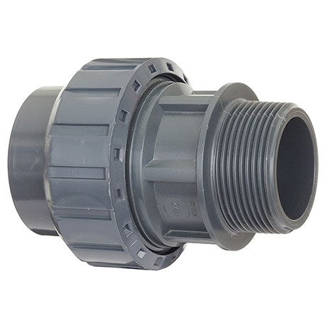 Union female socket male threaded pvc fip