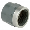 Socket plain glued female pvc-u MIMV reinforced Fip