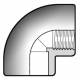 Elbow pvc-u 90º female thread socket Fip