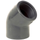 Elbow pvc-u 45º female thread socket Fip
