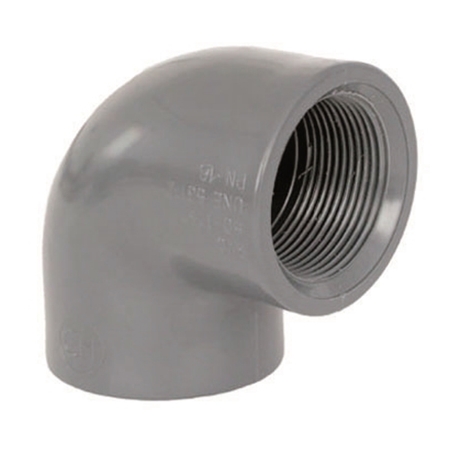Elbow pvc-u 90º female thread socket Cepex