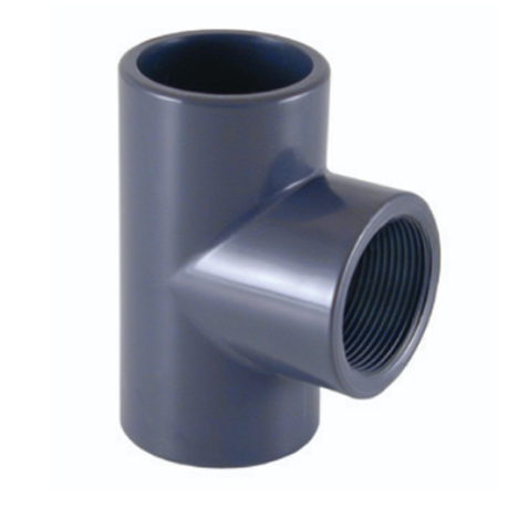 Tee pvc-u 90º female thread socket Cepex