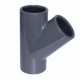 Tee plain pvc-u 45º Cepex