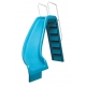 Curved pool slide  PSR & PSL-AS