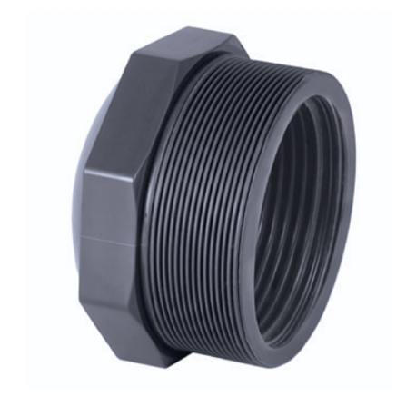 Reducing short socket pvc male female thread Cepex