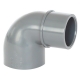 Elbow pvc-u 90º male-female CH
