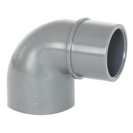 Elbow pvc-u 90º male-female CH