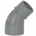 Elbow pvc-u 45º male-female CH